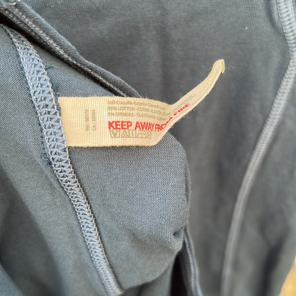 Free People Smooth Sailing Romper in Dark Denim Navy Combo - Picture 9 of 9